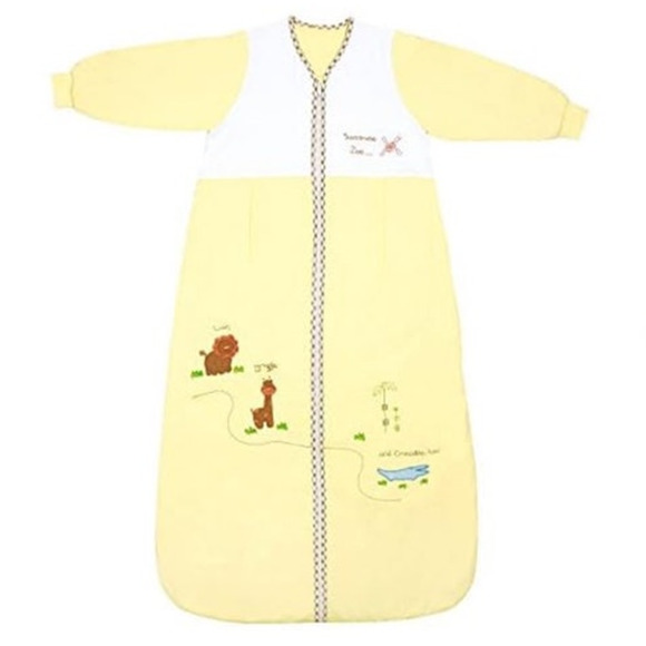 Slumbersac Unisex Long Sleeve Sleeping Bag (3 - 6 years, 2.5 Tog, Sunshine Zoo) - Picture 1 of 10